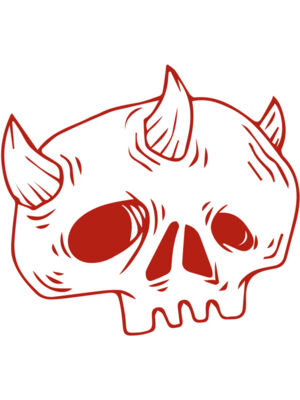 Elements Skulls logo template 28