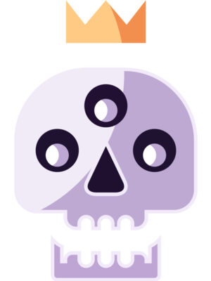 Elements Skulls logo template 59