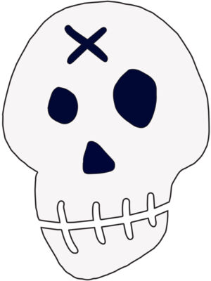 Elements Skulls logo template 77