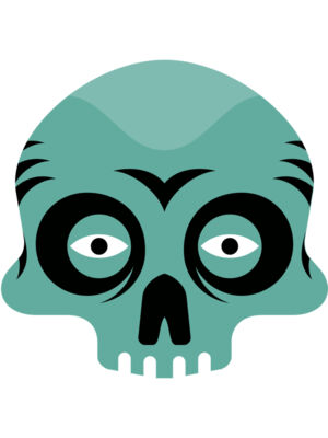 Elements Skulls logo template 98