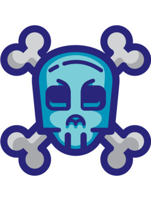 Elements Skulls logo template 161