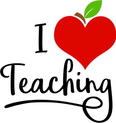 Apple Heart I Love Teaching