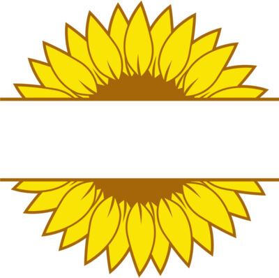 Sunflower monogram 03