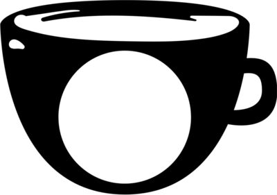 coffee cup monogram
