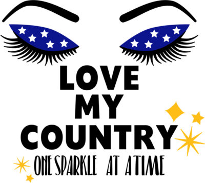 love my country one sparkle at a time