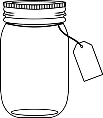 mason jars B  6 