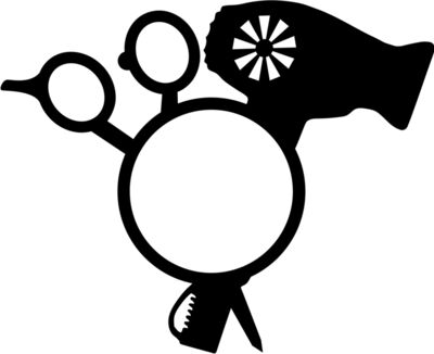 circle scissors and dryer